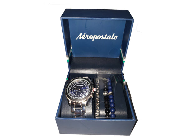 Aeropostale Silver Watch Set