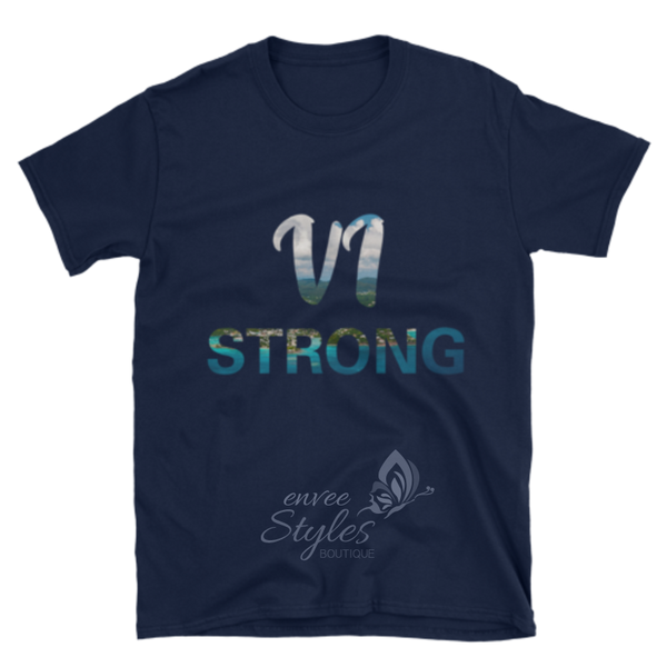 VI STRONG T-Shirt (Fundraiser Relief for Hurricane Irma Victims in the BVI) - Envee Styles Boutique