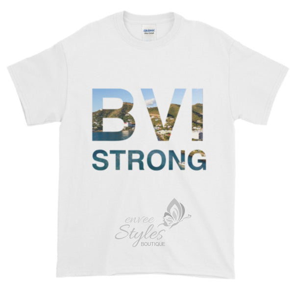 BVI Strong T-Shirt (Fundraiser Relief for Hurricane Irma Victims in the BVI) - Envee Styles Boutique