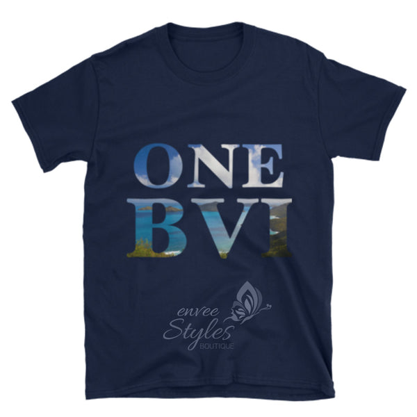 ONE BVI T-Shirt (Fundraiser Relief for Hurricane Irma Victims in the BVI) - Envee Styles Boutique