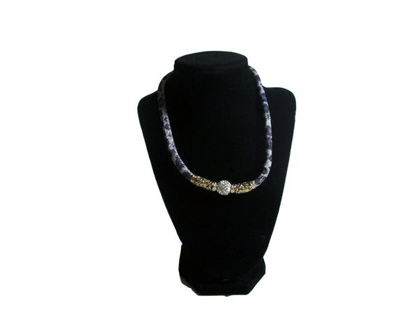 Black and Gold Stardust Bracelet and Necklace Jewelry Set - Envee Styles Boutique